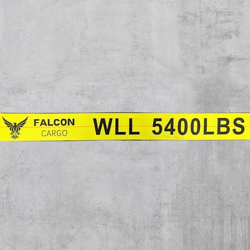 4-Pack Falcon Cargo 4" x 30' Winch Straps - Heavy Duty