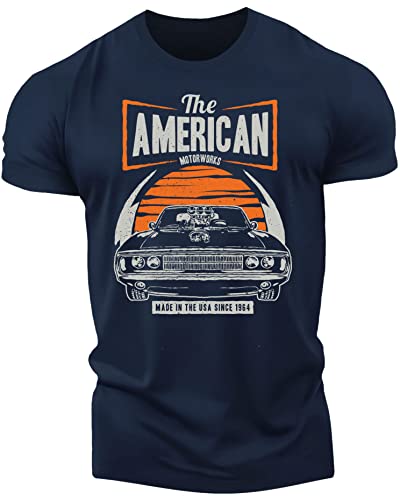 Men's Dodge Challenger Muscle Car T-Shirt - Detroit Muscle