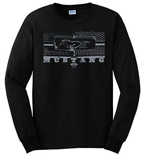 Ford Mustang Honeycomb Grill and Pony Emblem Muscle Car T-Shirt