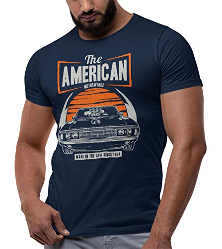 Men's Dodge Challenger Muscle Car T-Shirt - Detroit Muscle