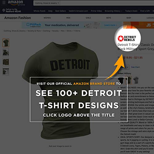 Men's Dodge Challenger Muscle Car T-Shirt - Detroit Muscle