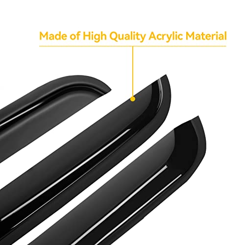 Car Window Rain Guards for Chevy Silverado/Sierra Models