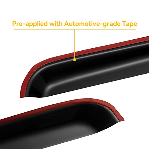 Car Window Rain Guards for Chevy Silverado/Sierra Models