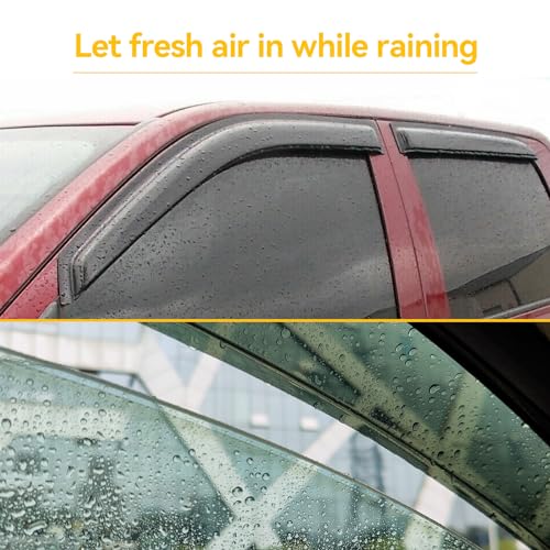 Car Window Rain Guards for Chevy Silverado/Sierra Models