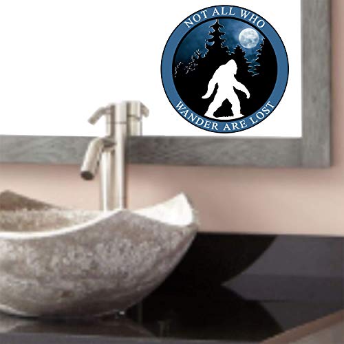 Bigfoot Bumper Sticker: Wanderer Vinyl Decal