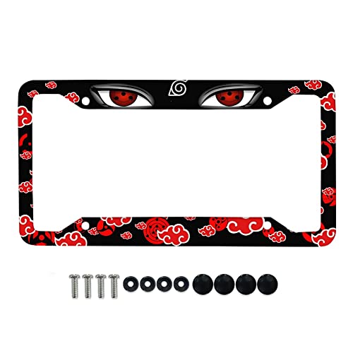 Anime Car License Plate Frame, Aluminum, Universal Design