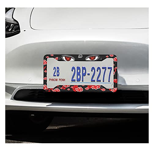 Anime Car License Plate Frame, Aluminum, Universal Design