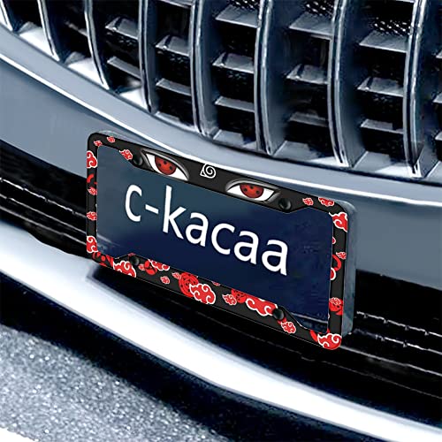 Anime Car License Plate Frame, Aluminum, Universal Design