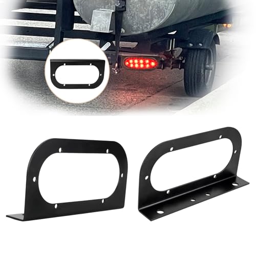 6" Oval Trailer Light Mounting Bracket for LED Lights