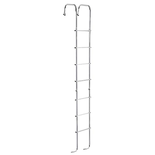 OUTPRIZE Universal Aluminum RV Travel Trailer Ladder, 250lbs
