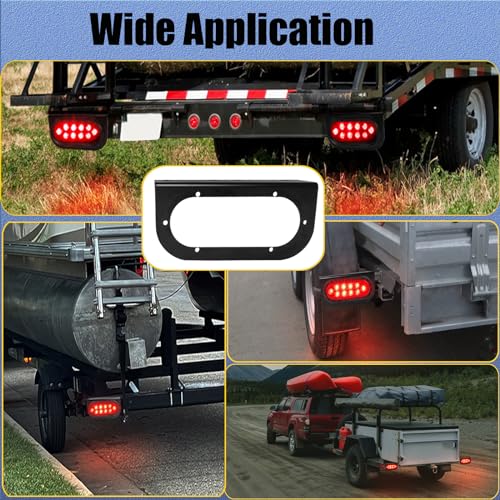 6" Oval Trailer Light Mounting Bracket for LED Lights