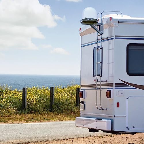 OUTPRIZE Universal Aluminum RV Travel Trailer Ladder, 250lbs