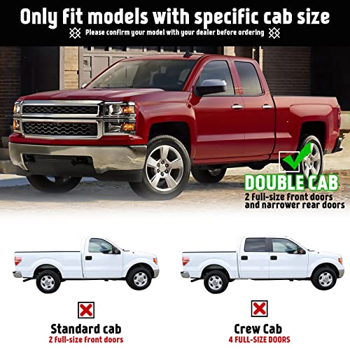6" Double Cab Running Boards for Chevy Silverado/GMC