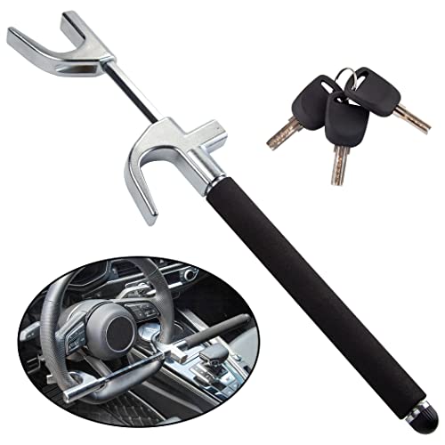 CARTMAN 3-in-1 Steering Wheel Lock: Anti-Theft Security