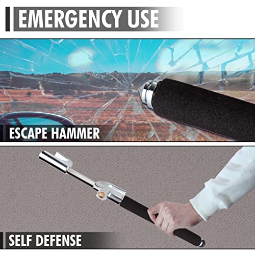 CARTMAN 3-in-1 Steering Wheel Lock: Anti-Theft Security