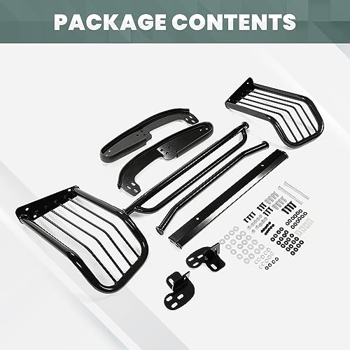 Chevy Silverado 1500 Brush Guard - Black Steel