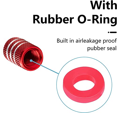 Toyota Car Tire Valve Stem Cap Cover Set