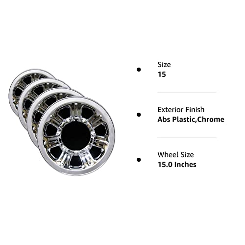 Chrome Wheel Skins Set for Mazda, Ford Ranger Trucks