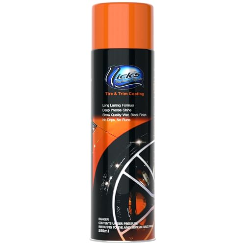 Nick's High Gloss Tire Shine Spray (1 Pack) - Ultimate Wet Finish for Cars, Trucks, Motorcycles