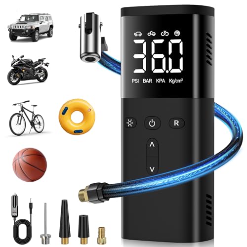 MEUCI Portable Tire Inflator 150PSI Electric Auto Pump