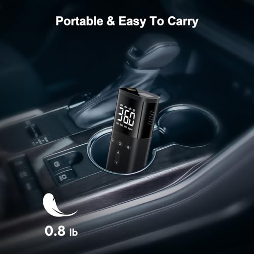 MEUCI Portable Tire Inflator 150PSI Electric Auto Pump