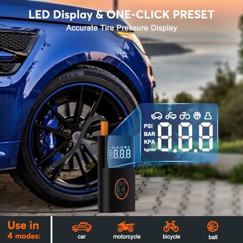 MEUCI Portable Tire Inflator - 150 PSI Electric