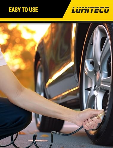 LUMITECO 2-Pack Ball Foot Air Chuck Set with Quick Connect