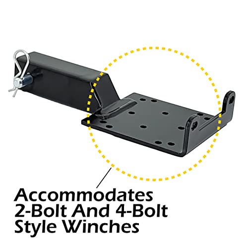 MaxxHaul 50688 Universal Hitch Winch Mount - 3600 lbs