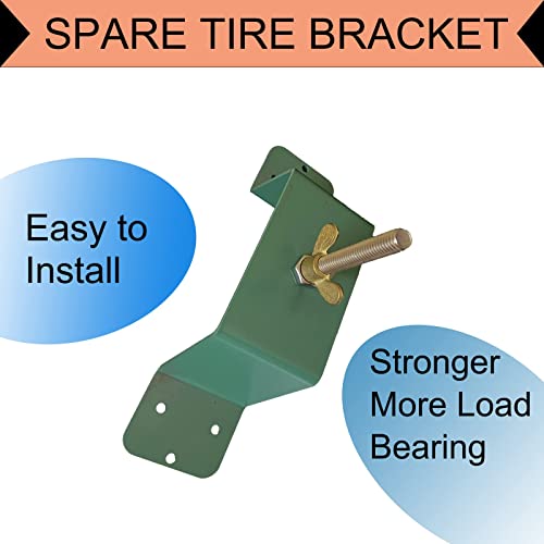 WENQUSEN Wall Mount Spare Tire Carrier, High Strength