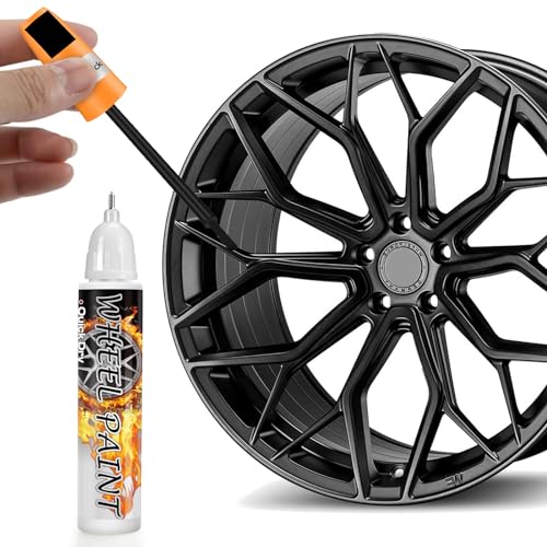 Black Rim Touch Up Paint, Professional Scratch Repair Kit