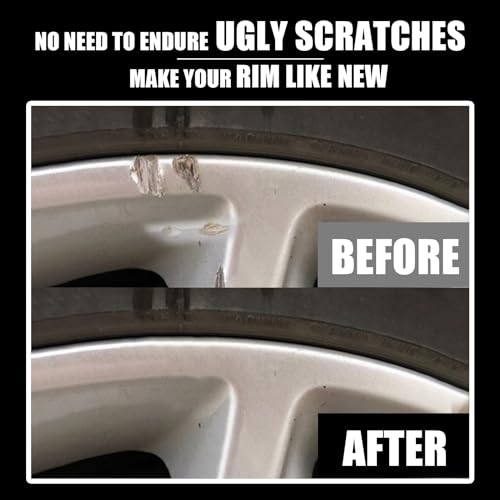 Matte Black Rim Touch Up Paint - Easy Wheel Scratch Repair Kit