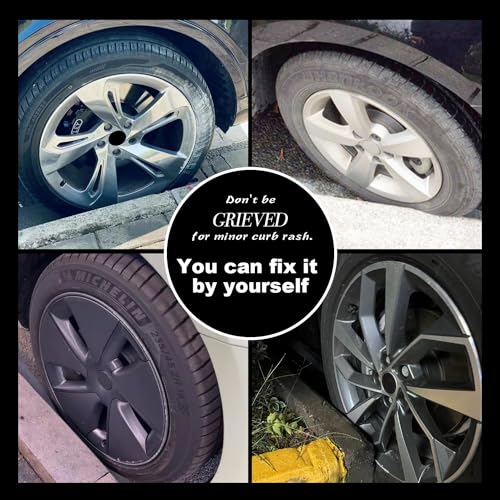 Matte Black Rim Touch Up Paint - Easy Wheel Scratch Repair Kit