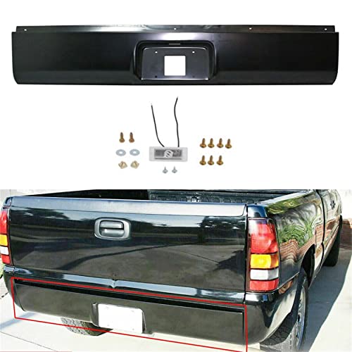 Steel Rear Bumper Roll Pan for Silverado Sierra