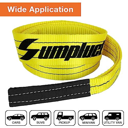 Heavy Duty 3" x 8ft Off-Road Tow Strap