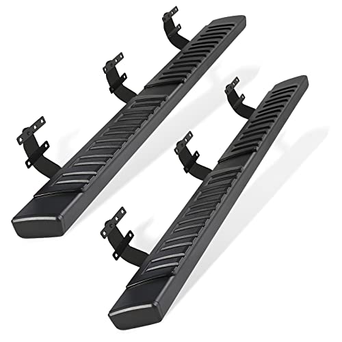 6" Black Aluminum Running Boards Dodge Ram 1500