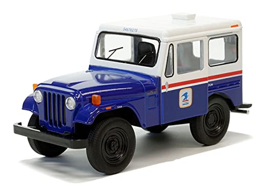 KiNSMART 1971 Jeep DJ-5B Blue Mail Truck Model
