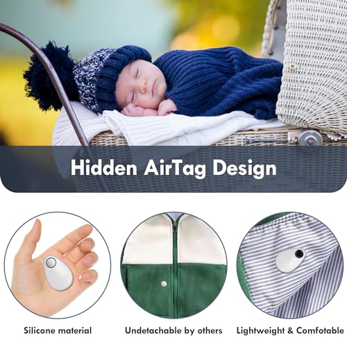 Lulaven Airtag Holder: Hidden 2-Pack GPS Tracker