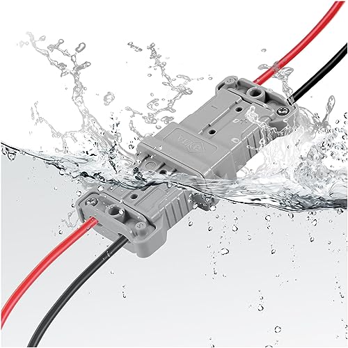 Waterproof 50A Battery Quick Connect Jumper Cable Kit