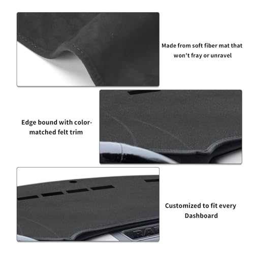 Custom Fit Gray Dash Cover for Dodge Ram