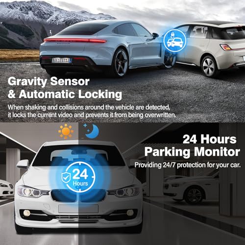 Miden S7 Dual 2.5K Front and Rear Dash Cam