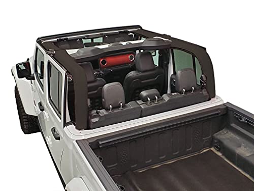 Jeep JT 4 Door Roll Bar Cover, Black