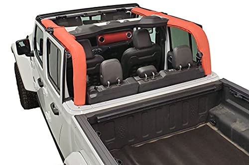 Jeep JT 4 Door Roll Bar Cover, Black