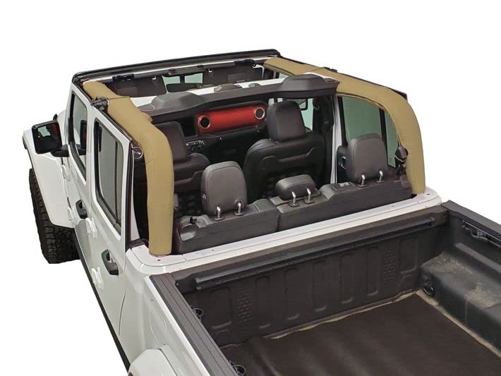 Jeep JT 4 Door Roll Bar Cover, Black