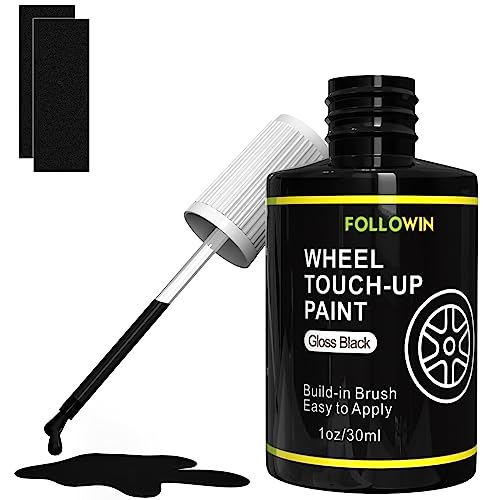 Black Rim Touch Up Paint Repair Kit Automotive