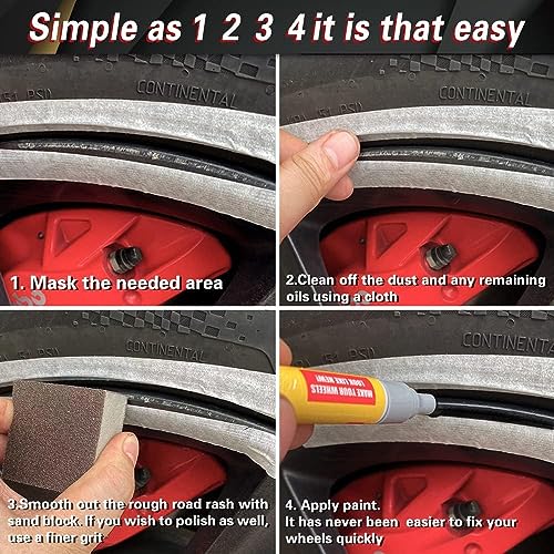 Silver Wheel Repair Kit: Quick & Easy Rim Touch-Up
