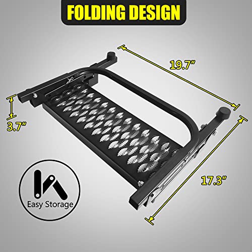 Foldable Tire Step for Trucks and SUVs - 350lb Max