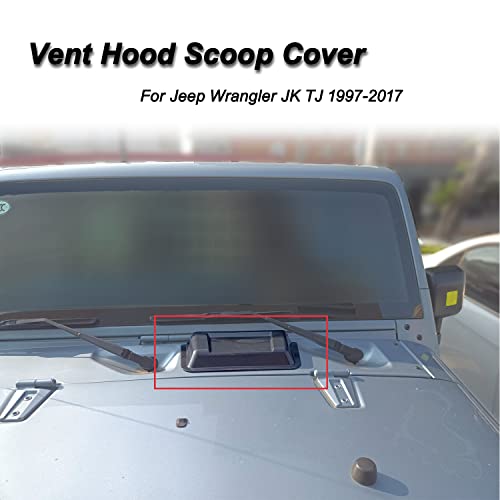 Jeep Wrangler Hood Scoop Vent Cover (1997-2017)