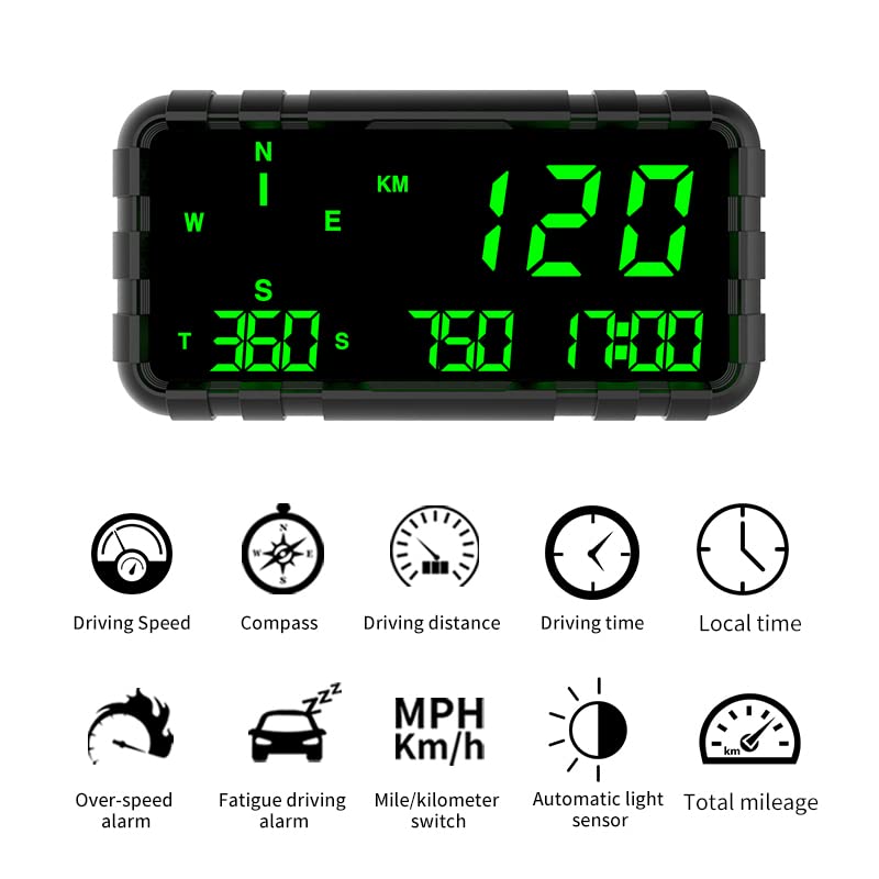 Skymii C3012 Universal Digital GPS Car Speedometer Heads Up Display