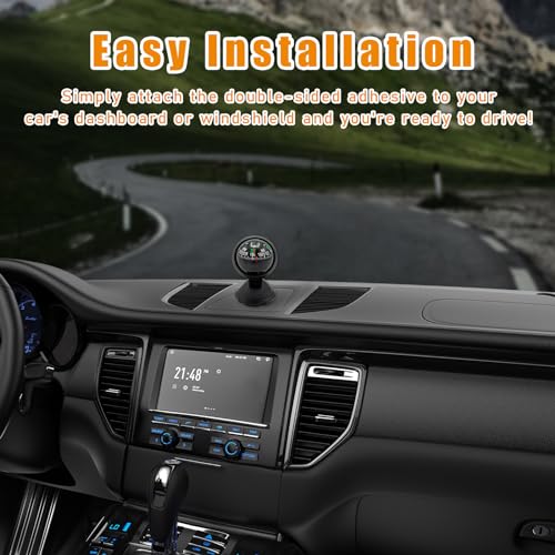 SUV Car Compass Ball, Adjustable Mount Navigation Guide