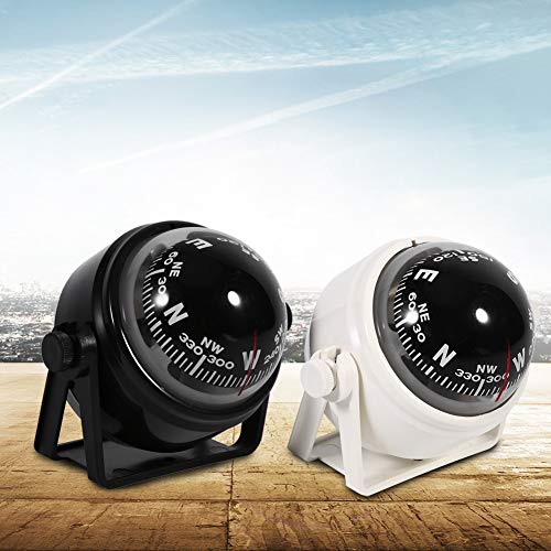 Adjustable dash compass for boats, ships, cars, trucks